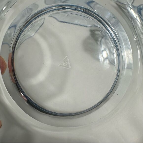 Cambridge Vintage Glass DECAGON Moonlight Blue Cups, Saucers & Plates Set 12 - Picture 11 of 16